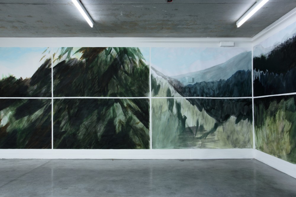 Peinture de Claire Chauvel (détail) Exposition IMMERSION au CACL - mai 2015